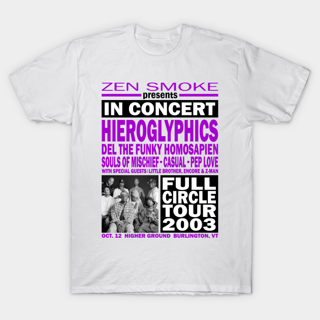 Full Circle Tour Poster (2003) Hip Hop TShirt TeePublic